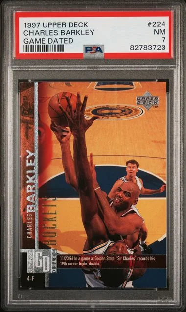 1997 Upper Deck Charles Barkley Game Dated #224 card image