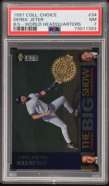 1997 Upper Deck Collector's Choice Derek Jeter The Big Show World Headquarters #34 card image