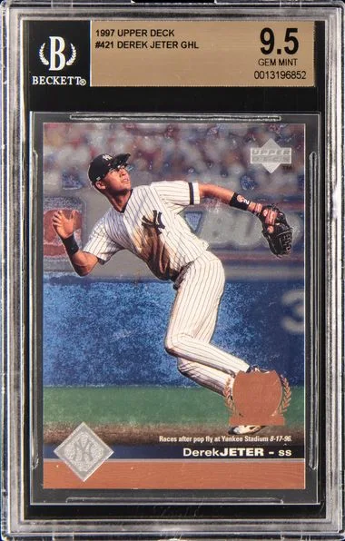 1997 Upper Deck Derek Jeter Ghl #421 card image