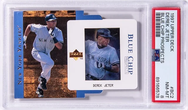 1997 Upper Deck Derek Jeter Blue Chip Prospects #BC2 card image