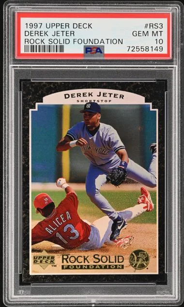 1997 Upper Deck Derek Jeter Rock Solid Foundation #Rs3 card image