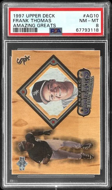 1997 Upper Deck Frank Thomas Amazing Greats #AG10 card image