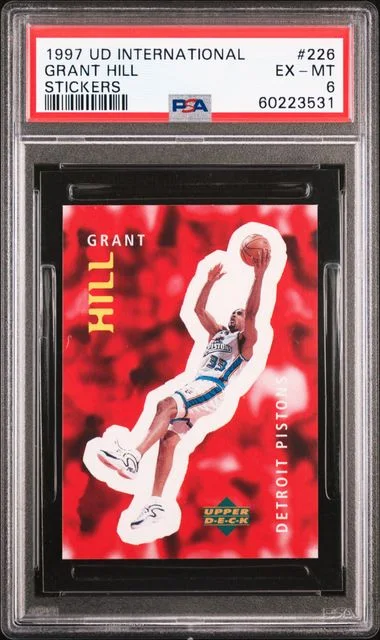 1997 Upper Deck Grant Hill International Stickers #226 card image