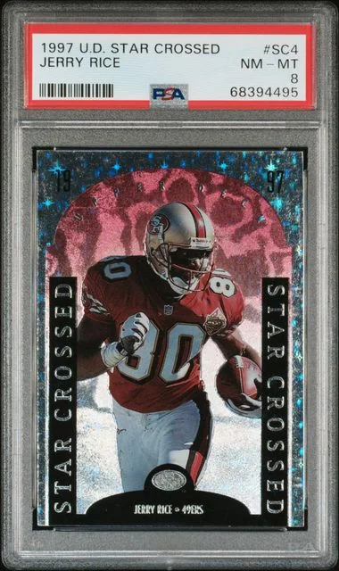 1997 Upper Deck Jerry Rice Star Crossed #SC4 card image