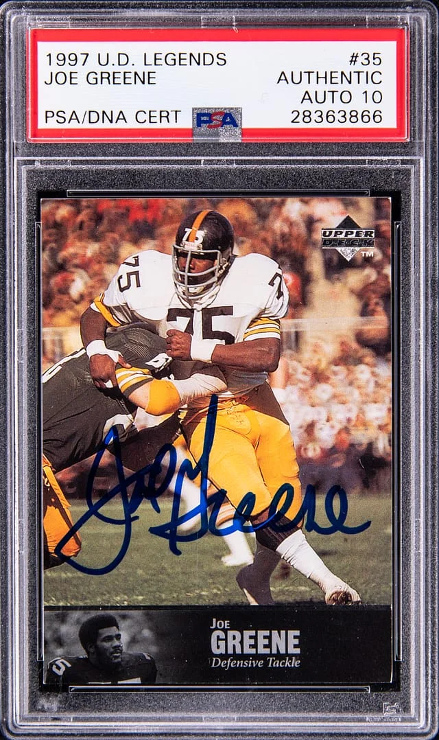 1997 Upper Deck Joe Greene #35 card image