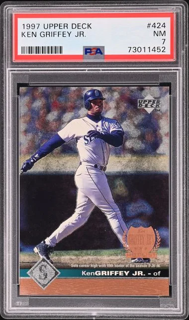 1997 Upper Deck Ken Griffey Jr. #424 card image