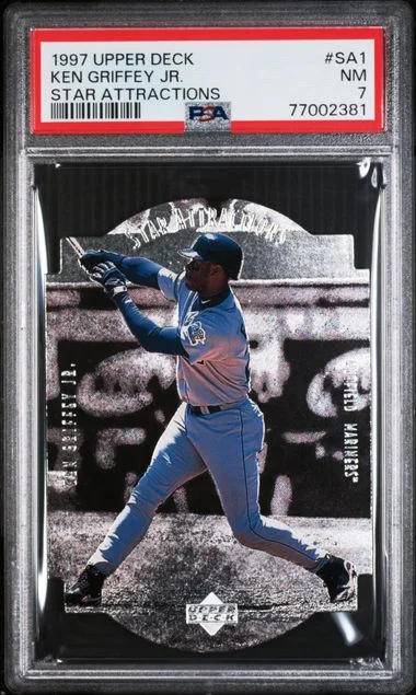1997 Upper Deck Ken Griffey Jr. Star Attractions #SA1 card image