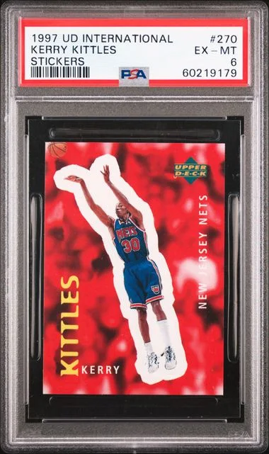 1997 Upper Deck Kerry Kittles International Stickers #270 card image