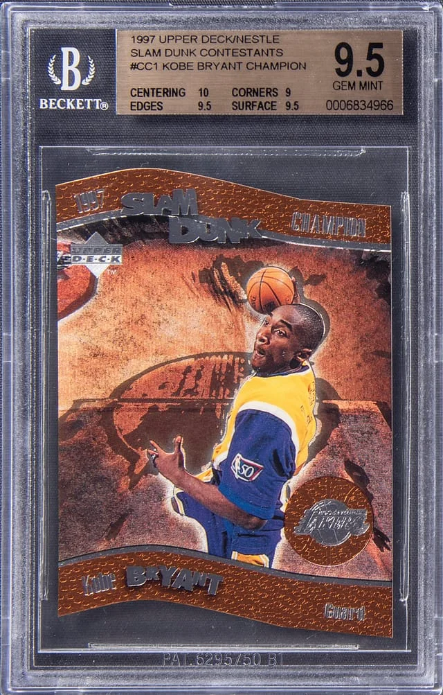 1997 Upper Deck Kobe Bryant Slam Dunk Contestants #CC1 card image