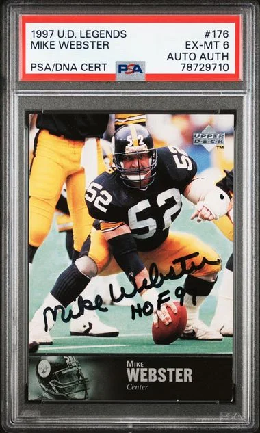 1997 Upper Deck Legends Mike Webster #176 card image