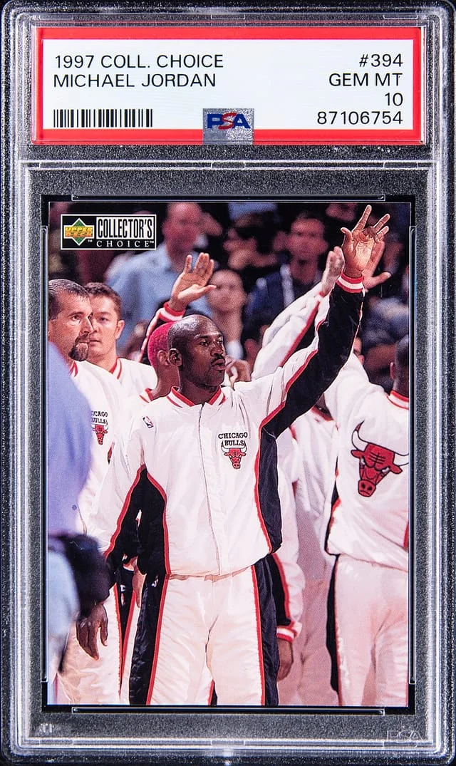 1997 Upper Deck Michael Jordan Collectors Choice #394 card image