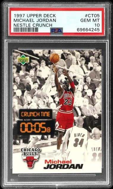 1997 Upper Deck Michael Jordan Nestle Crunch Time #CT05 card image