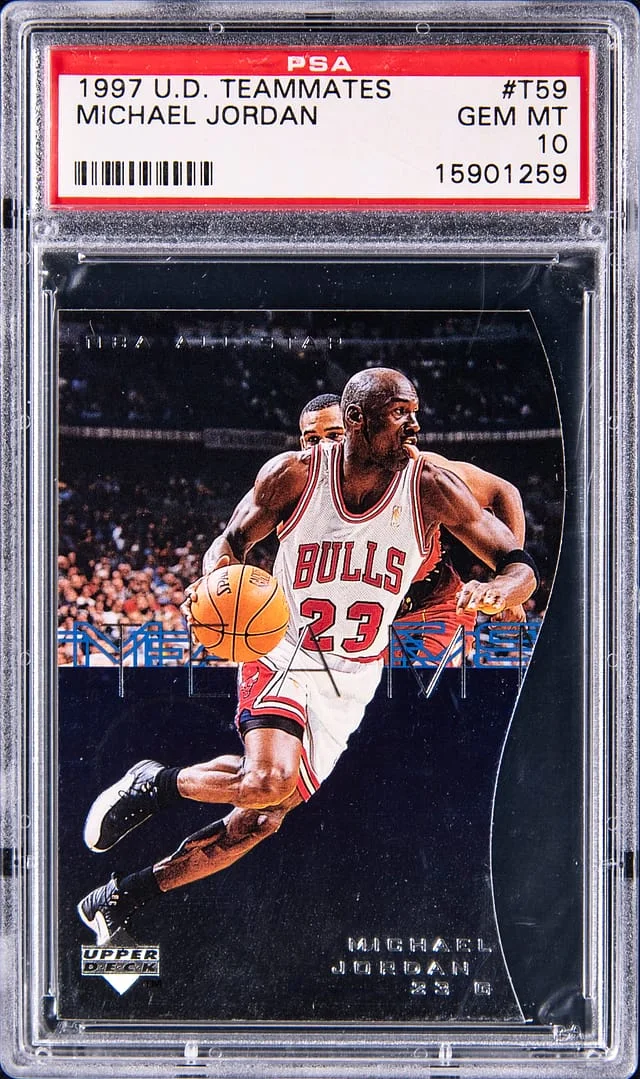 1997 Upper Deck Michael Jordan Teammates #T59 card image
