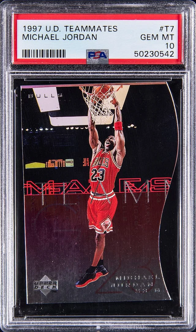 1997 Upper Deck Michael Jordan Teammates #T7 card image
