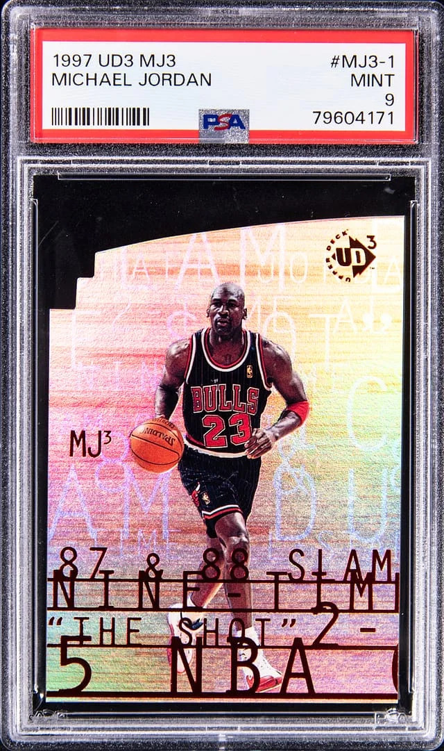 1997 Upper Deck #MJ#-1 Michael Jordan UD3 #MJ3 card image