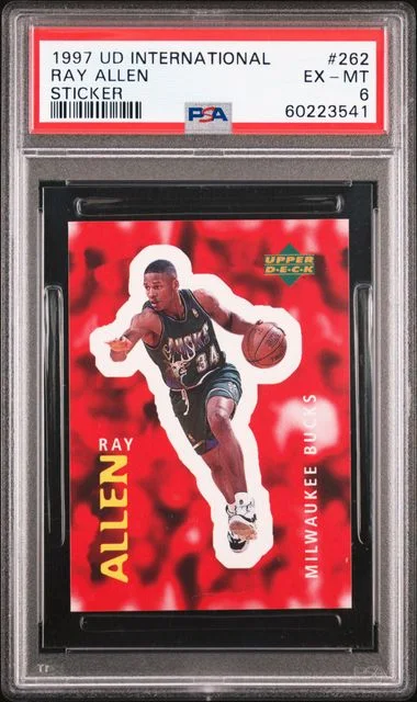 1997 Upper Deck Ray Allen International Stickers #262 card image