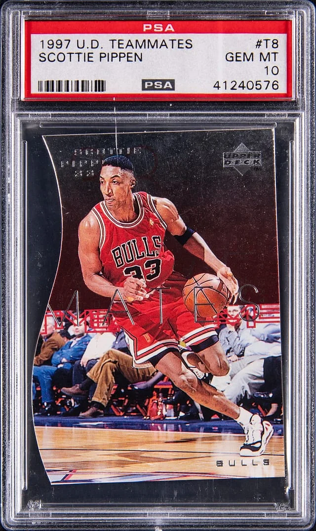 1997 Upper Deck Scottie Pippen Teammates #T8 card image