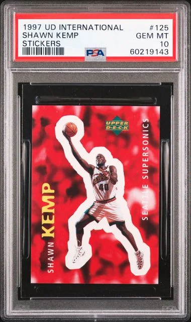 1997 Upper Deck Shawn Kemp International Stickers #125 card image