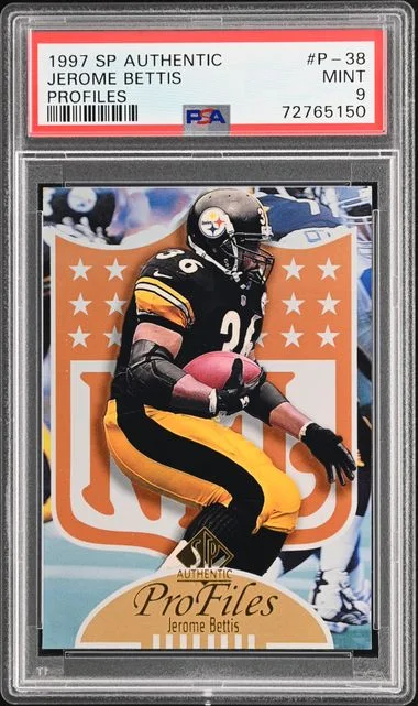 1997 Upper Deck SP Authentic Jerome Bettis Profiles #P-38 card image