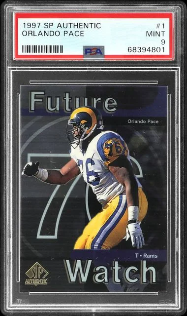 1997 Upper Deck SP Authentic Orlando Pace #1 card image