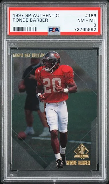 1997 Upper Deck SP Authentic Ronde Barber #186 card image