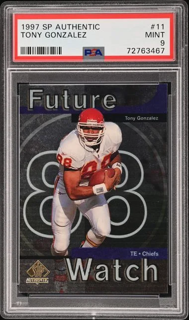 1997 Upper Deck SP Authentic Tony Gonzalez #11 card image