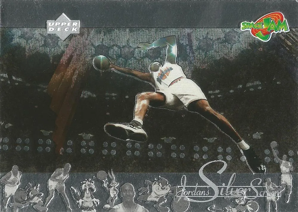 1997 Upper Deck Space Jam Series 2 Michael Jordan Jordan's Silver Screen #JS6 card image