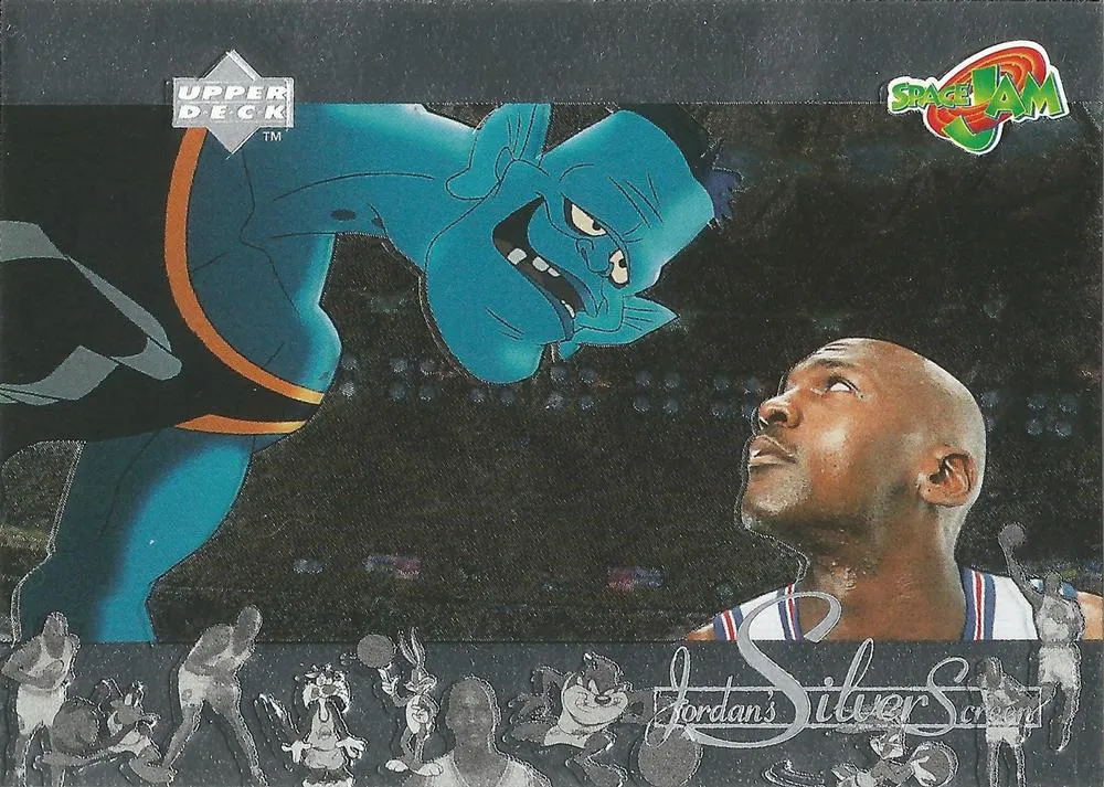 1997 Upper Deck Space Jam Series 2 Michael Jordan Jordan's Silver Screen #JS8 card image