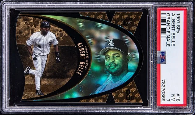 1997 Upper Deck SPx Albert Belle Grand Finale #18 card image