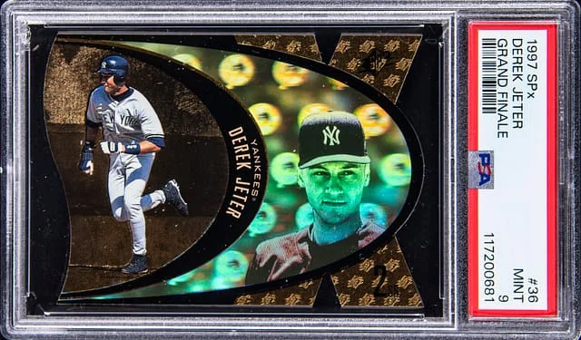 1997 Upper Deck SPx Derek Jeter Grand Finale #36 card image
