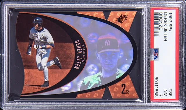 1997 Upper Deck SPx Derek Jeter Bronze #SPX36 card image