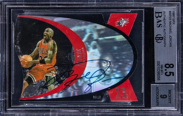 1997 Upper Deck SPx Michael Jordan #5 card image