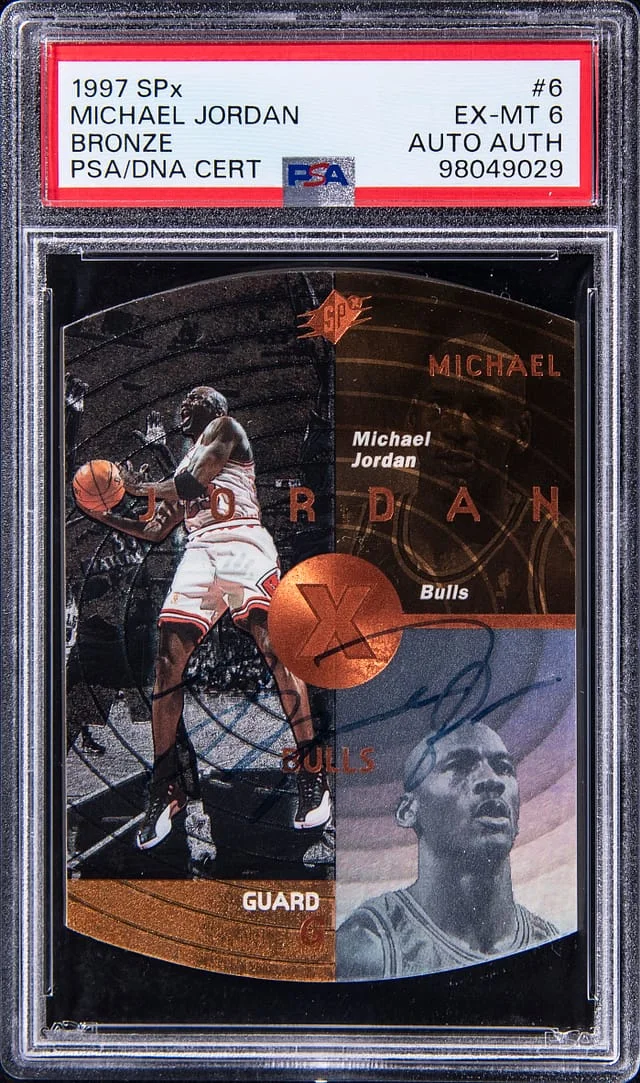 1997 Upper Deck SPx Michael Jordan Bronze #6 card image