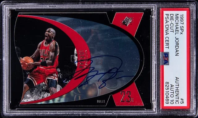 1997 Upper Deck SPx Michael Jordan Die-Cut #SPX5 card image