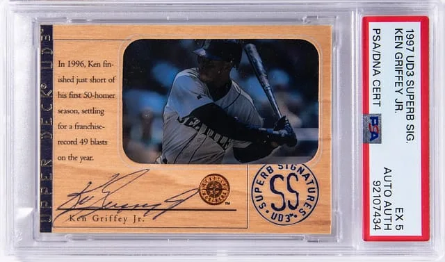 1997 Upper Deck Superb Signatures Ken Griffey Jr. #UD3 card image