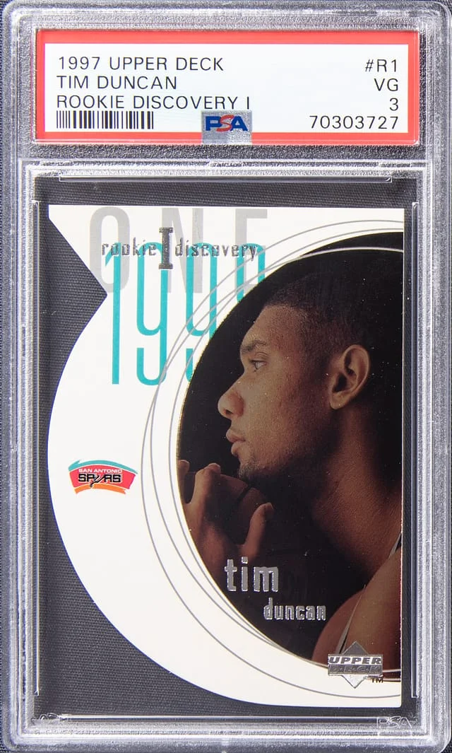 1997 Upper Deck Tim Duncan Discovery Discovery I #R1 card image