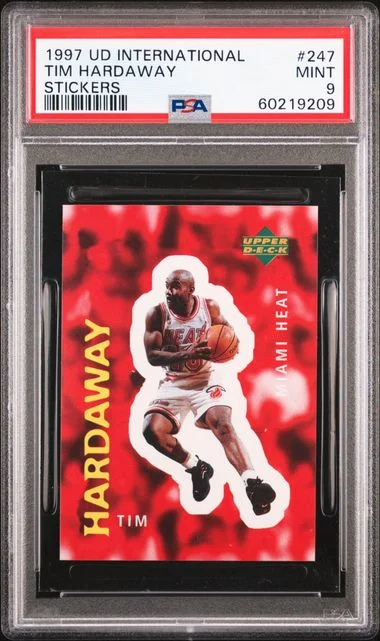 1997 Upper Deck Tim Hardaway International Stickers #247 card image