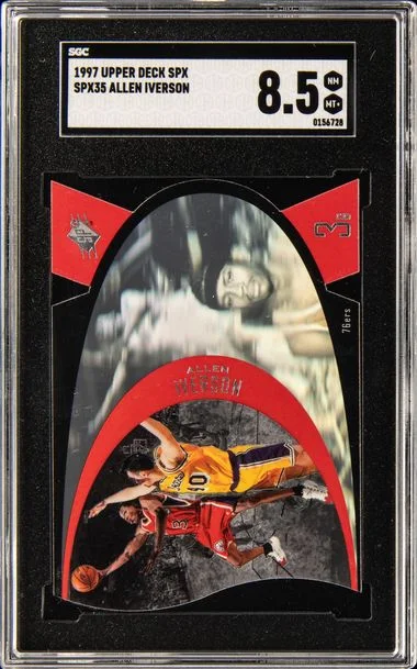 1997 Upper Seck SPx Allen Iverson #Spx35 card image