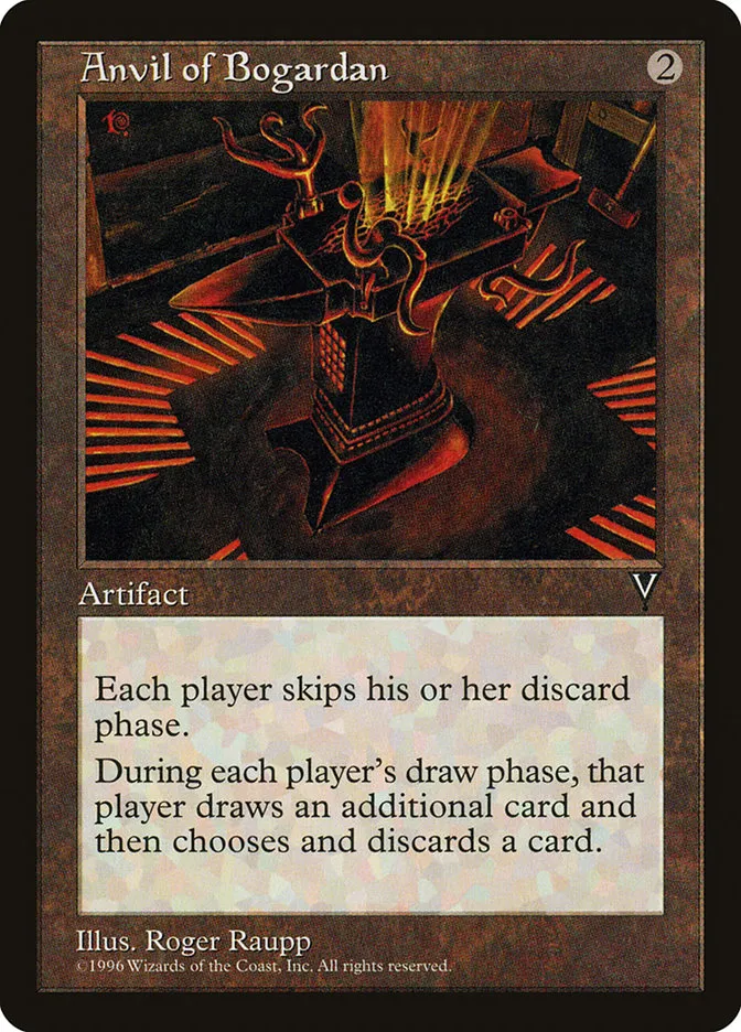 1997 Visions Anvil of Bogardan rare #141 unlisted card image