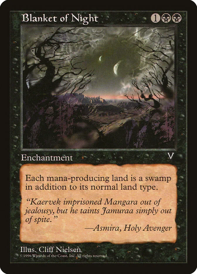 1997 Visions Blanket of Night uncommon #52 unlisted card image
