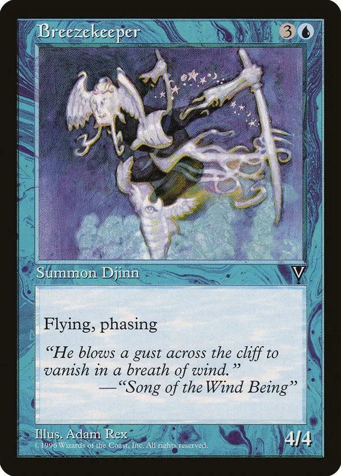 1997 Visions Breezekeeper common #27 unlisted card image
