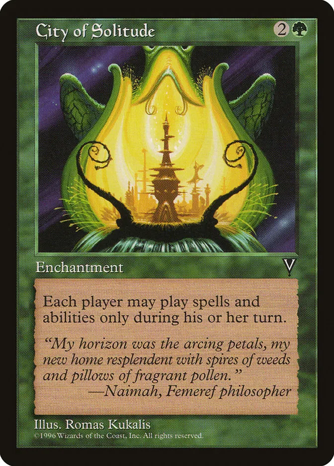 1997 Visions City of Solitude rare #102 unlisted card image