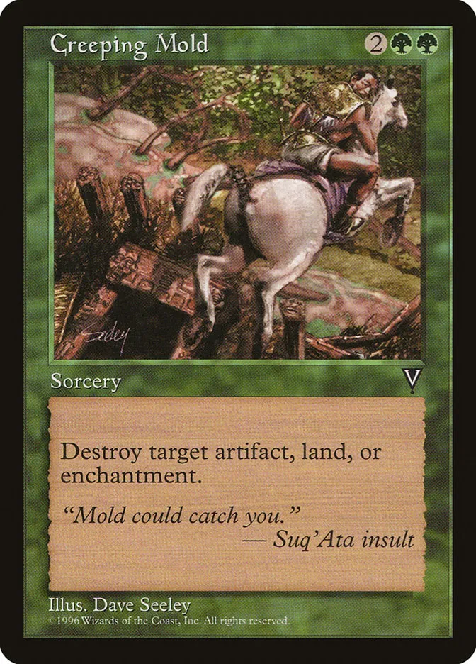 1997 Visions Creeping Mold uncommon #103 unlisted card image
