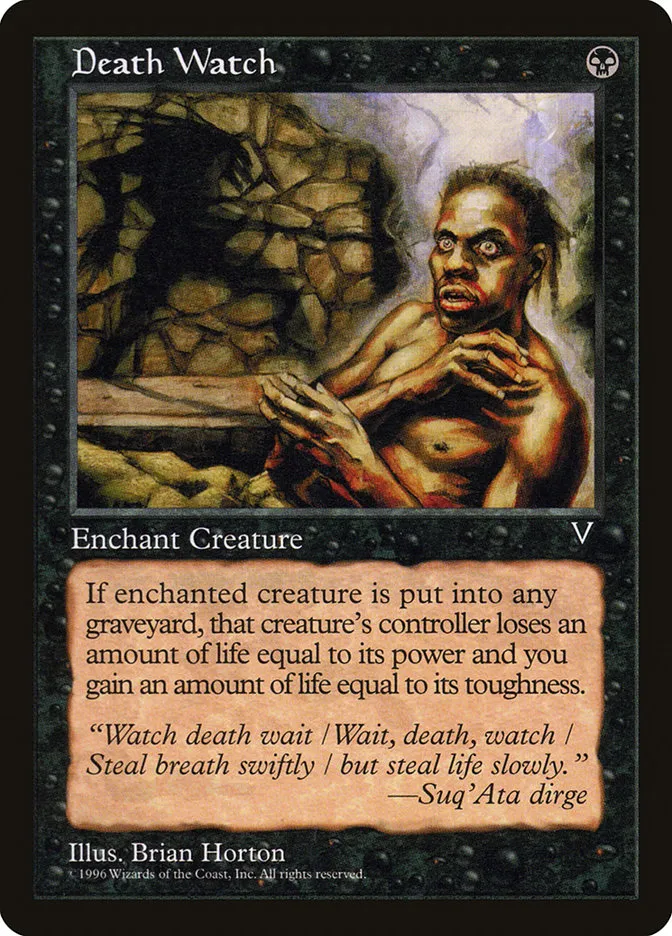1997 Visions Death Watch common #57 unlisted card image