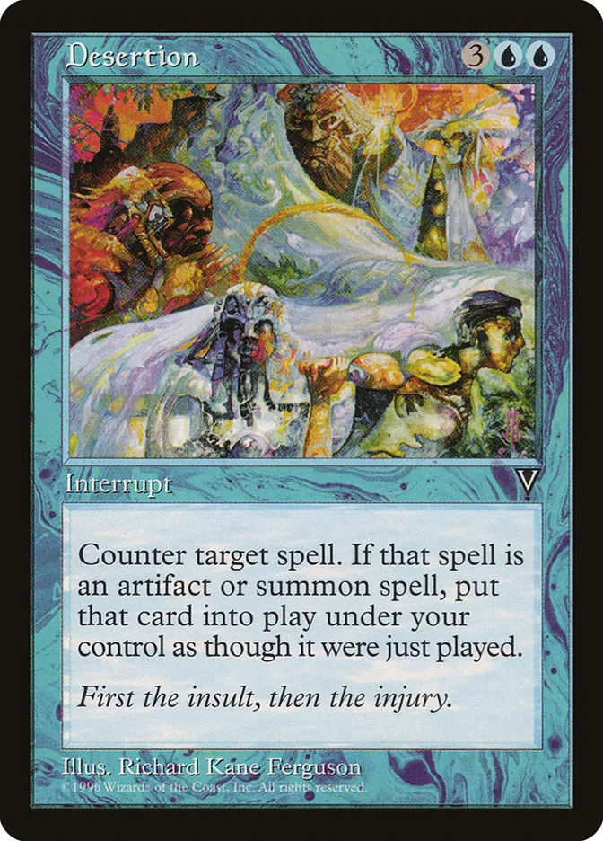 1997 Visions Desertion rare #30 unlisted card image