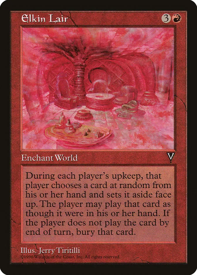 1997 Visions Elkin Lair rare #78 unlisted card image