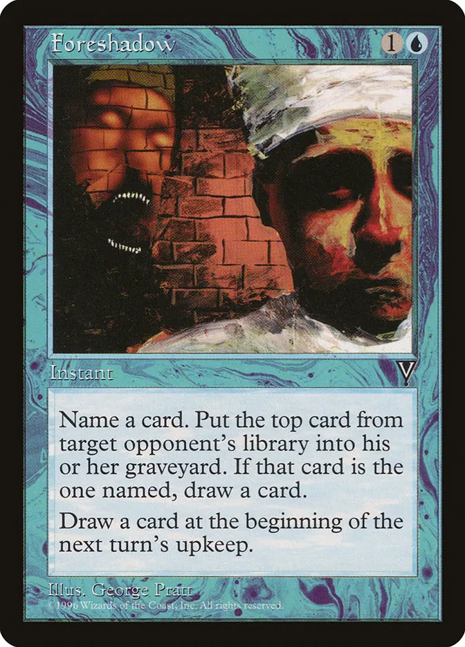 1997 Visions Foreshadow uncommon #33 unlisted card image