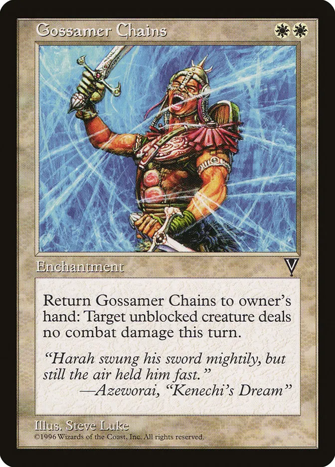 1997 Visions Gossamer Chains common #6 unlisted card image
