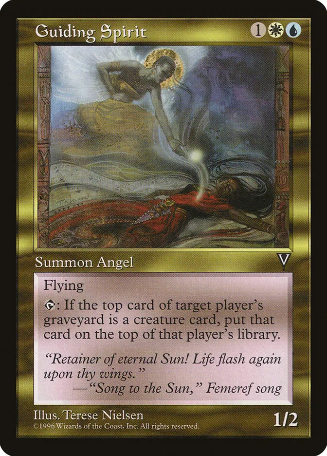 1997 Visions Guiding Spirit rare #131 unlisted card image