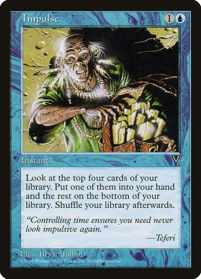 1997 Visions Impulse common #34 unlisted card image